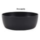 Mainstays Black 38-Ounce Eco-Friendly Recycled Plastic Dinner Bowl ...