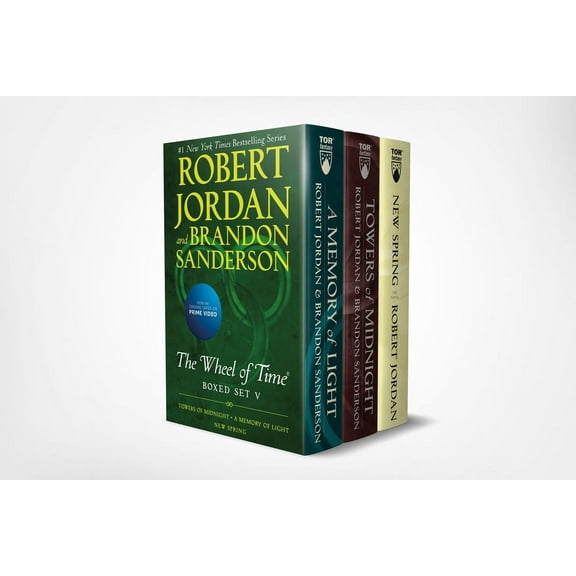 Wheel of Time Wheel of Time Premium Boxed Set V: Book 13: Towers of Midnight, Book 14: A Memory of Light, Prequel: New Spring, (Paperback)