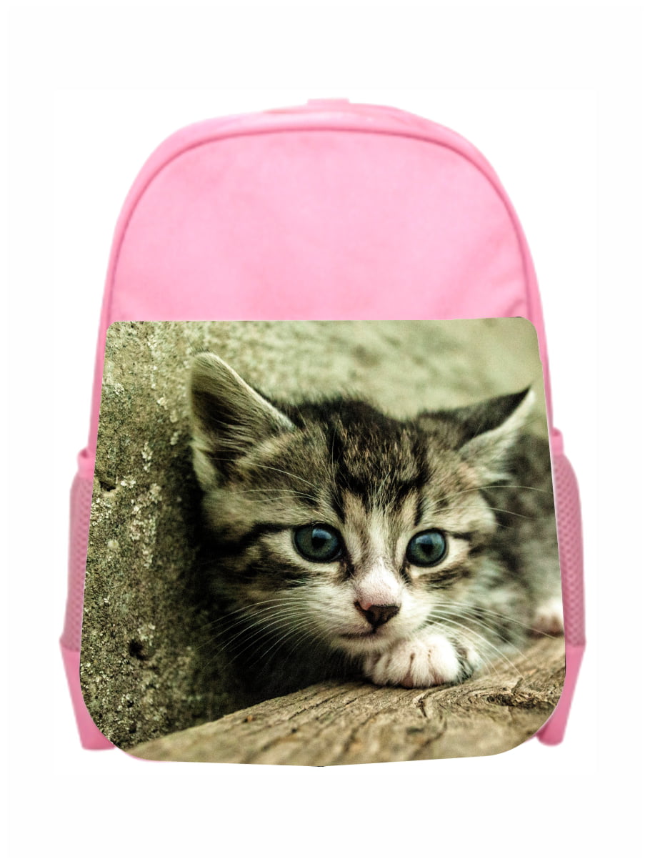 Accessory Avenue - School Backpack Cat Hiding Kitten Girls Kids Pre ...
