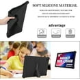 thumbnail image 3 of FIEWESEY For Callsky-Tab Ctab 14 inch / URAO G140L 14.1 in Tablet Case Soft Silicone Shockproof Hybrid Shell Back Cover with Kickstand Kids Friendly For Callsky-Tab Ctab 14"/URAO G140L (Black), 3 of 6