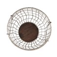 thumbnail image 3 of Spectrum Diversified 39444 11 x 6 in. Metal & Wood Heritage Fruit Bowl, 3 of 4