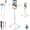 White, variant on New 6 in 1 Selfie Stick with Fill Light, Stable Extendable Tripod for Phone, 360° Rotation for Live Stream Video Recording Vlogging Content Creator Essentials  (White)