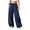 Navy-8eF, variant on Mnyotv Girls Wide Leg Pants High Waisted Baggy Trousers Lightweight Sweatpants with Pockets for Girl Size 10-11 Years
