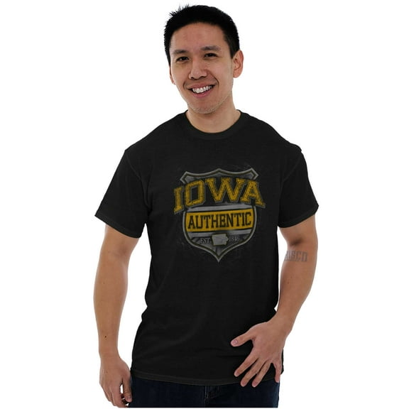 Iowa IA Student Pride Cool Gameday Men's Graphic T Shirt Tees Brisco Brands S