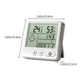 thumbnail image 3 of Luoshdecor Digital Hygrometer Indoor Thermometer,Time Display Clock with High Accurate Sensor,for Golf Cart, Boat, Home, Office, 3 of 6
