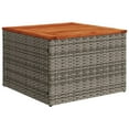 thumbnail image 5 of vidaXL 11 Piece Patio Sofa Set with Cushions Gray Poly Rattan, 5 of 10