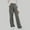 Gray, variant on Girls Pull On Pants Dress Pants Bell Bottoms School Uniform Leggings Size 5T-15, Brown