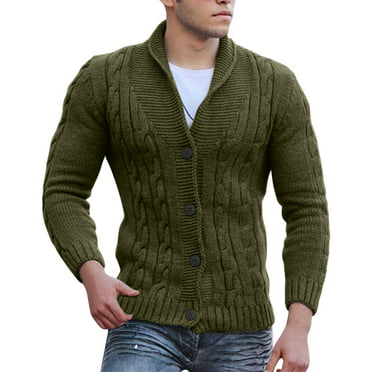 Cashmere Men's Quarter Zip Sweater Regular Fit Long Sleeve Mock Neck Pullover Fall Fashion Solid ...
