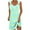 Blue, variant on Beach Sundresses for Women 2025 Plus Size Comfort Solid Color Pocket Sleeveless V-Neck Dress Gifts for Womens ~