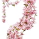 thumbnail image 1 of Paquete de 2 guirnaldas artificiales de flores de cerezo para colgar en la pared, guirnalda floral de seda, guirnalda de flores falsas para el hogar, boda, interior, exterior, decoración de fiesta, 1 of 5