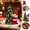 2Pcs Festive Gnome Under $5 a1, variant on Fufafayo Christmas Gnome Figurines Resin Santa Gnome Statues, Winter Gnome Decor Mini Tabletop Decorative Figurines, Christmas Gnome Ornaments for Tree Mantel Shelf Home Decor