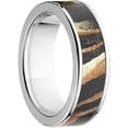 thumbnail image 3 of Shadow Grass Men's Camo Stainless Steel Ring with Polished Edges and Deluxe Comfort Fit, 3 of 3