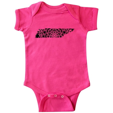 

Inktastic Tennessee Silhouette Mandala Gift Baby Boy or Baby Girl Bodysuit