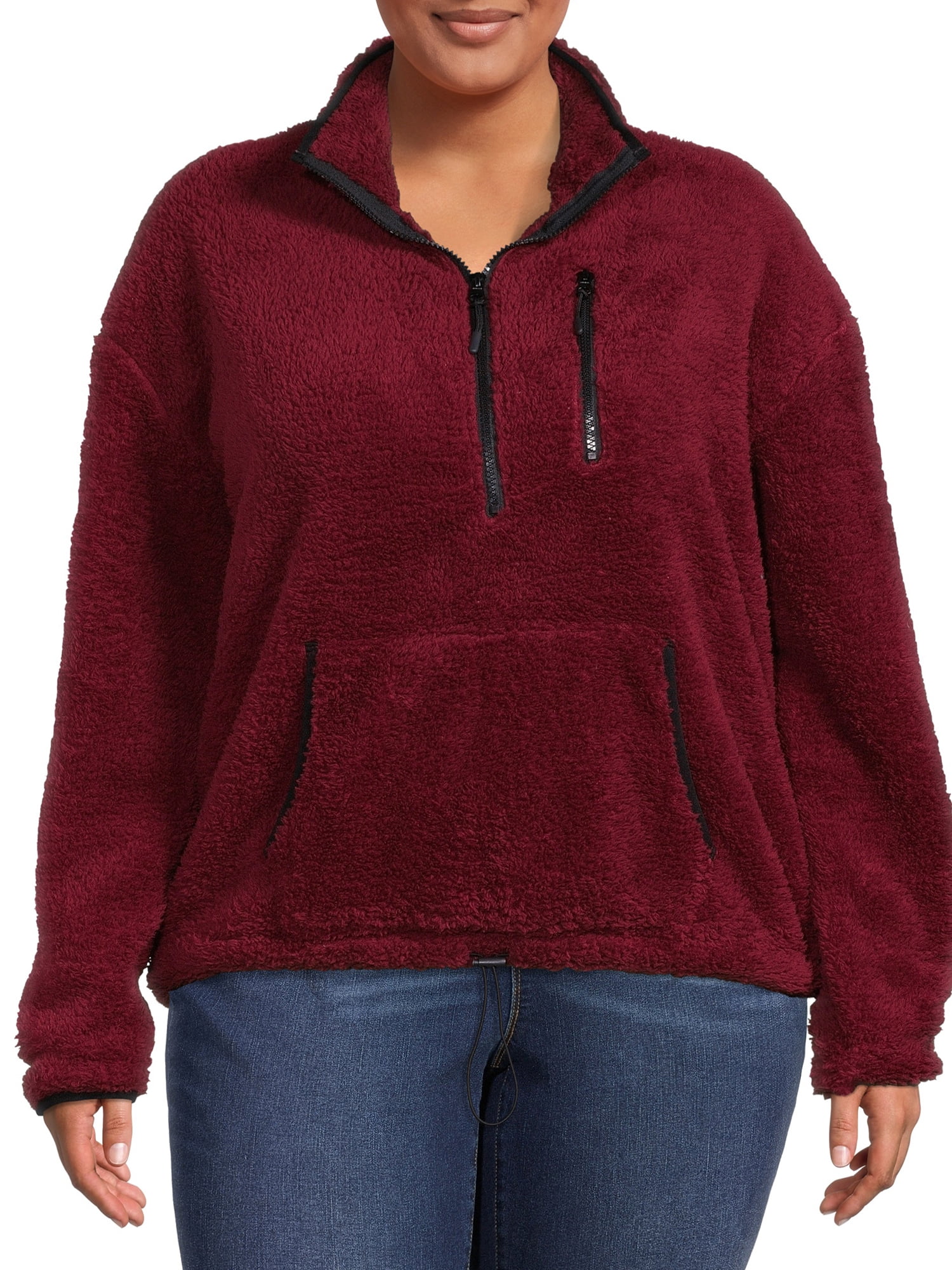 Plush Half Zip Pullover - Walmart 