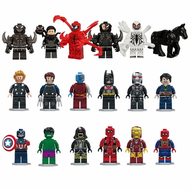 Set de 18 Figuras de Bloques de Construcción de Personajes de Serie Animada, Juguetes de Acción para Fiestas y Regalos