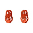 thumbnail image 1 of Greeniant Polea de escalada en roca, poleas de montañismo para cordones de 8-12mm, equipo de rapel, accesorio de trabajo aéreo, equipo de transporte al Naranja 2piezas Greeniant CBP183328, 1 of 6