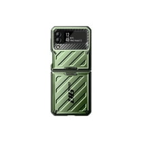 SupCase Unicorn Beetle Pro - Back cover for cell phone - rugged - with belt clip - thermoplastic polyurethane (TPU), polycarbonate - dark green - for Samsung Galaxy Z Flip4