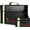 Black With Reflective Strip, variant on Large (17 x 12 x 5.8 inches) Fireproof Bag with Reflective Strip, Water Resistant Fireproof Document Bag Safe for , Documents and Valuables Storage