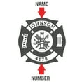 thumbnail image 2 of Fire & Rescue Engraved Buckman Whiskey Glasses, Set of 4, 2 of 2