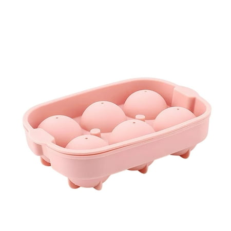 

XIAOFFENN Whisky 6-hole Ice Ball Ice Making Silicone Mold Silicone Ice Making Ice Ball