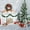 C, variant on Matoen 2M Christmas Tree Pull Flower Ribbon Pendant, Wool Strips Hanging Ornaments for Window Decoration, Plastic Holiday Vines with Bows