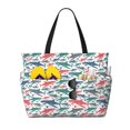 thumbnail image 1 of Disketp Colorful Shark Bolsa de Playa de Gran Capacidad, Bolso Impermeable y a Prueba de Arena para Mujer, Ideal para Playa, Piscina y Natación, 1 of 7