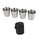 thumbnail image 3 of 1 juego de vasos de chupito de acero inoxidable con tapa para copas de vino al aire libre, vasos de chupito resistentes a la oxidación, 3 of 7