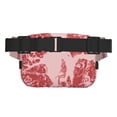 thumbnail image 3 of Fotbe Red Meat Cangurera Cuadrada con Estampado de Doble Capa, Bolsa de Cintura Ajustable Mini para Hombres y Mujeres, 3 of 9