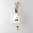 thumbnail image 5 of CafePress - X Wife Tote Bag - Unisex Canvas Tote Bag, Beige, 1-Piece, 5 of 7