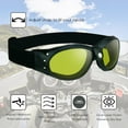 thumbnail image 4 of Bikershades Motorcycle Safety Goggles Foam Padded Men Women Large Coverage with Large Microfiber Case, 4 of 6