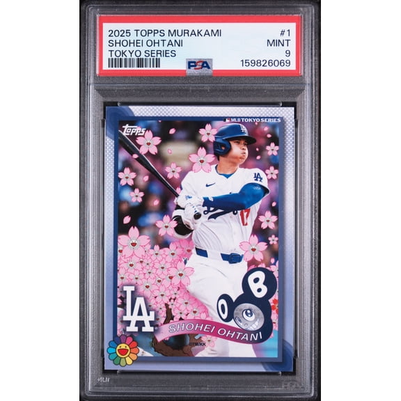 Collectible 2025 Topps Takashi Murakami MLB World Tour Tokyo Series Shohei Ohtani #1 PSA 9