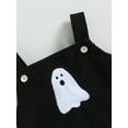 thumbnail image 6 of Halloween Baby Girls Boys Outfits Pumpkin/Ghost Corduroy Overalls Rompers Sleeveless Straps Jumpsuits Fall Winter Clothes, 6 of 8