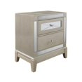 thumbnail image 1 of Global Furniture USA Table de Chevet Miroir Texturée Champagne, 1 of 1
