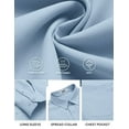 thumbnail image 5 of COOFANDY Mens Long Sleeve Button Down Shirts Untucked Shirts for Men Casual Dress Shirts Wedding Shirts, 5 of 6
