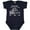 Navy Blue, variant on Inktastic So I'm Little, but I'm Gonna Be a Big Cousin Boys or Girls Baby Bodysuit