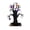 Black, variant on QuickGo Lighted Halloween Spooky Dead Tree Tabletop Decor, Ghost Face Haunted Tree with Pumpkin Spider LED String Lights, Halloween Home Party Tabletop Decoration