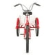 thumbnail image 3 of Bicicleta Urbana Rodada 24 Tricicleta con Canasta Rojo rojo, 3 of 10