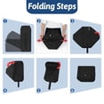 thumbnail image 7 of Portable Cat Travel Litter Box With Lid And 10 Pcs Disposable Liner Bags  Leak-proof Collapsible Essentials For Car Hotel Airplane Other Outdoor Use(black), 7 of 7