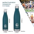 thumbnail image 3 of Insulated Water Bottle, Vacuum Stainless Steel & Vacuum Flask Comes with a Cleaning Brush -500ml Stainless Steel Vacuum Bottle, Double Wall Design, Standard Mouth, for Outdoor Sports, Fitness, Running, 3 of 6