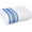 White with Blue Stripes, variant on Linteum Textile Cotton Blended 70x90 in Hospital Bath Blanket, 1.4 lb. Unbleached, 1 Pack