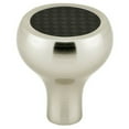 thumbnail image 2 of Emtek 86368US26 Black Carbon Fiber 1.25 in. Cabinet Knob, Bright Chrome, 2 of 4