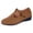Brown, variant on Rokment Wedge Dress Shoes for Women 2026 Spring Summer Fall Vintage Casual Suede Pointed Closed Toe Buckles Mid Heels Mary Jane Dressy Sandals Beige Size 6