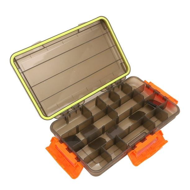 Fishing Tackle Box, Large Capacity Adjustable Baffle Design