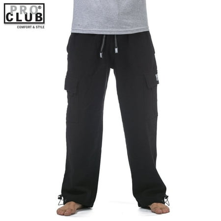 Pro Club Men's Heavyweight Fleece Cargo Pants