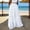 White, variant on Dianli Gifts Boho Maxi Skirt A Line Tiered Ruffle High Waist Maxi Skirt Elastic Waist Pockets Flowing Layered Beach Vacation Resort Wear Bohemian Summer Maxi Skirt