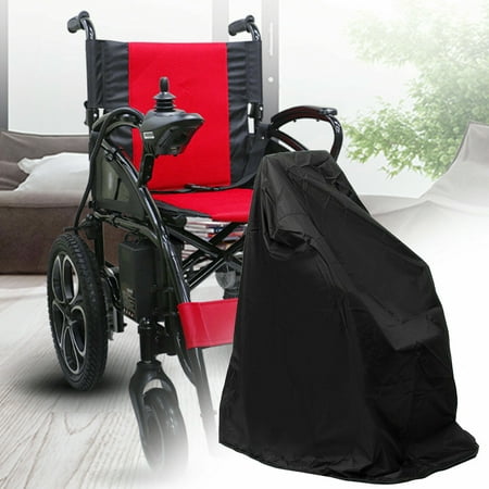 

FETCOI Black Waterproof Rain Wheelchair Cover Electric Manual Wheelchairs Dust Cover