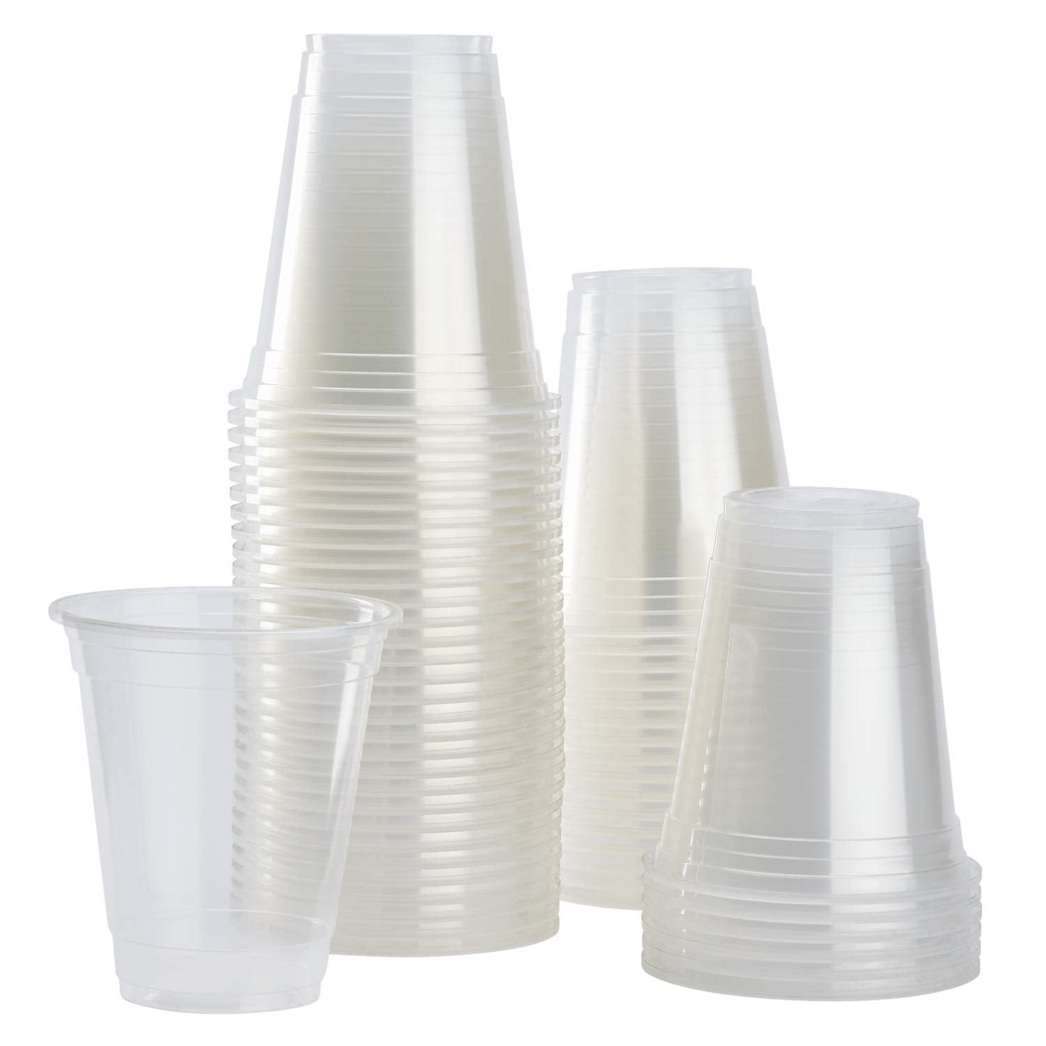 2000 Plastic Disposable Cups Water 7oz Clear Drinking Glass Party Tableware 