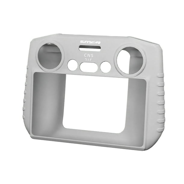 Injueey Funda de Control remoto para Dron, Protector de controlador antideslizante, accesorios de avión, reemplazo para Mini 3 Pro, negro Accesorios para aéreos gris sin sombra