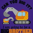 thumbnail image 3 of CafePress - Excavator Big Brother To Be T Shirt - Dark T-Shirt Kids XS-XL, 3 of 4