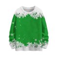 thumbnail image 1 of LIaqionyy Chandail de Noël pour Femmes Surdimensionné Col Rond Mode Automne Hiver, 1 of 5